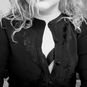 Lovely Gothic Francesca Rose Blouse Jacket